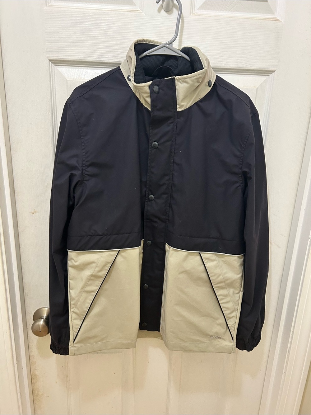 Taylor Stitch Navigator Jacket Blue/Cream Color Block